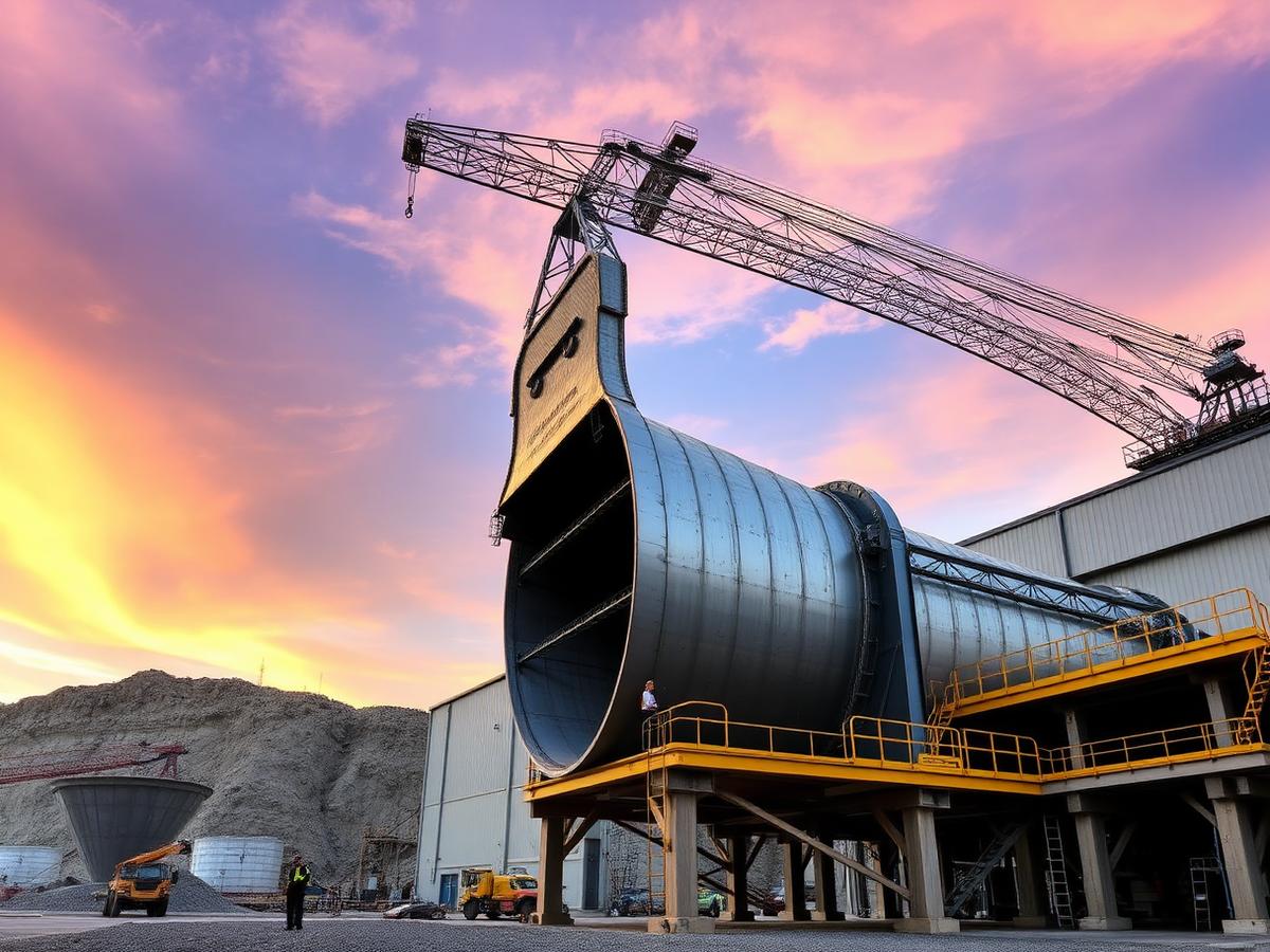 Steel Chute Installation